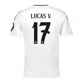 Real Madrid Lucas Vazquez #17 Domácí Dres 2024-25 Krátký Rukáv